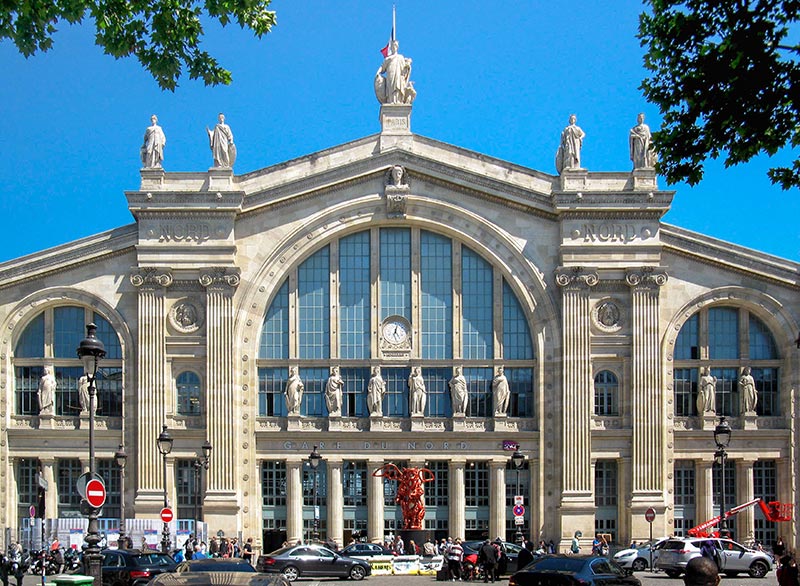 Северный вокзал Парижа Gare du Nord